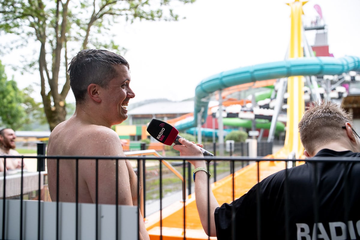 Radio Mk Rutschentester Aktion Eroeffung Shootingstar Aquamagis Plettenberg