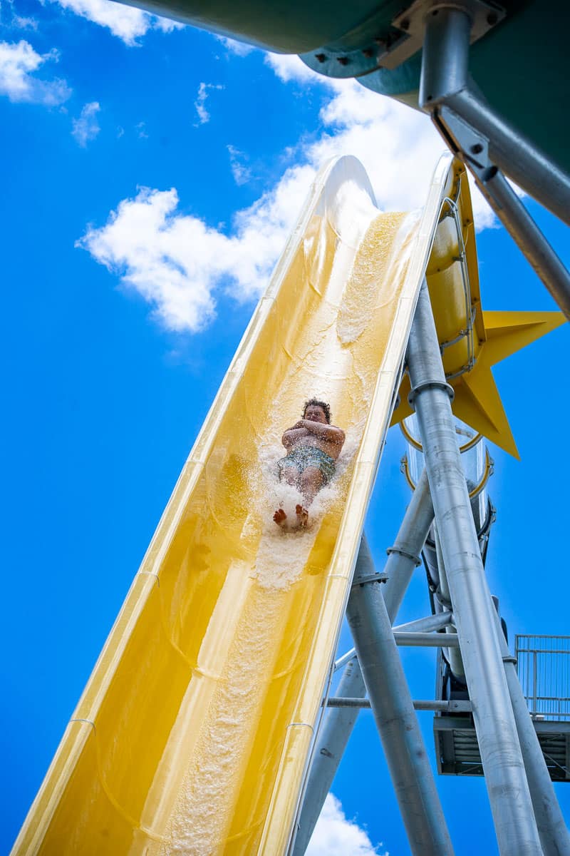 Shootingstar Wasserrutsche Aquamagis Erlebnisbad