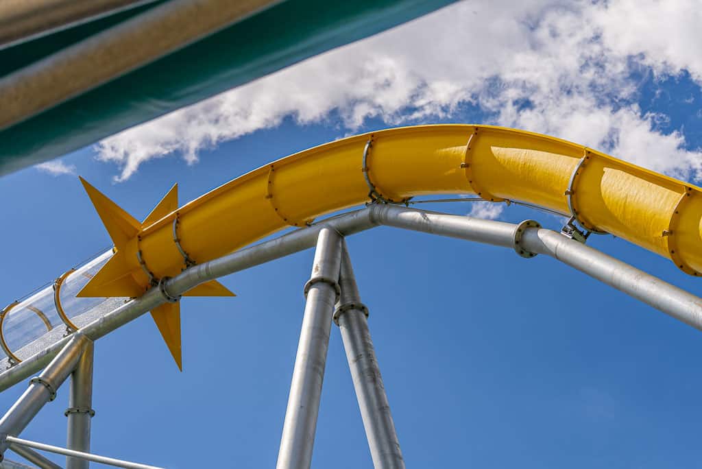 Shootingstar Wasserrutsche Aquamagis Erlebnisbad