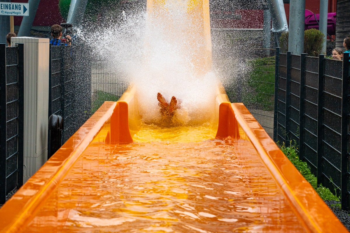 Shootingstar Wasserrutsche Aquamagis Erlebnisbad Plettenberg