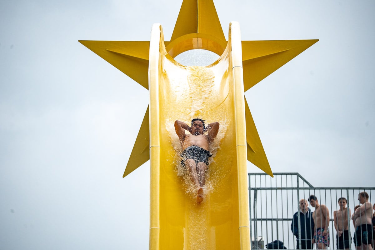 Shootingstar Wasserrutsche Aquamagis Erlebnisbad Plettenberg