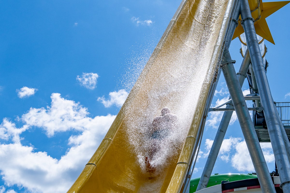 Shootingstar Wasserrutsche Aquamagis Erlebnisbad Plettenberg