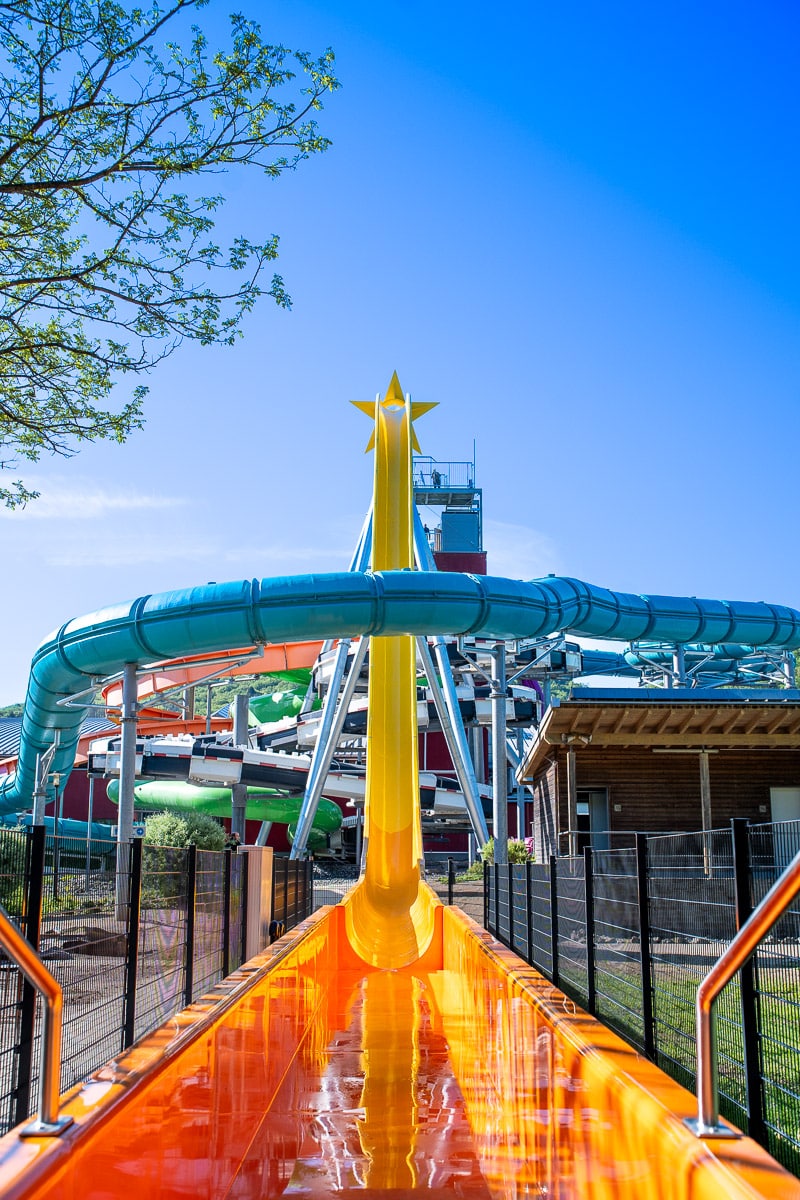Shootingstar Wasserrutsche Aquamagis Erlebnisbad Plettenberg