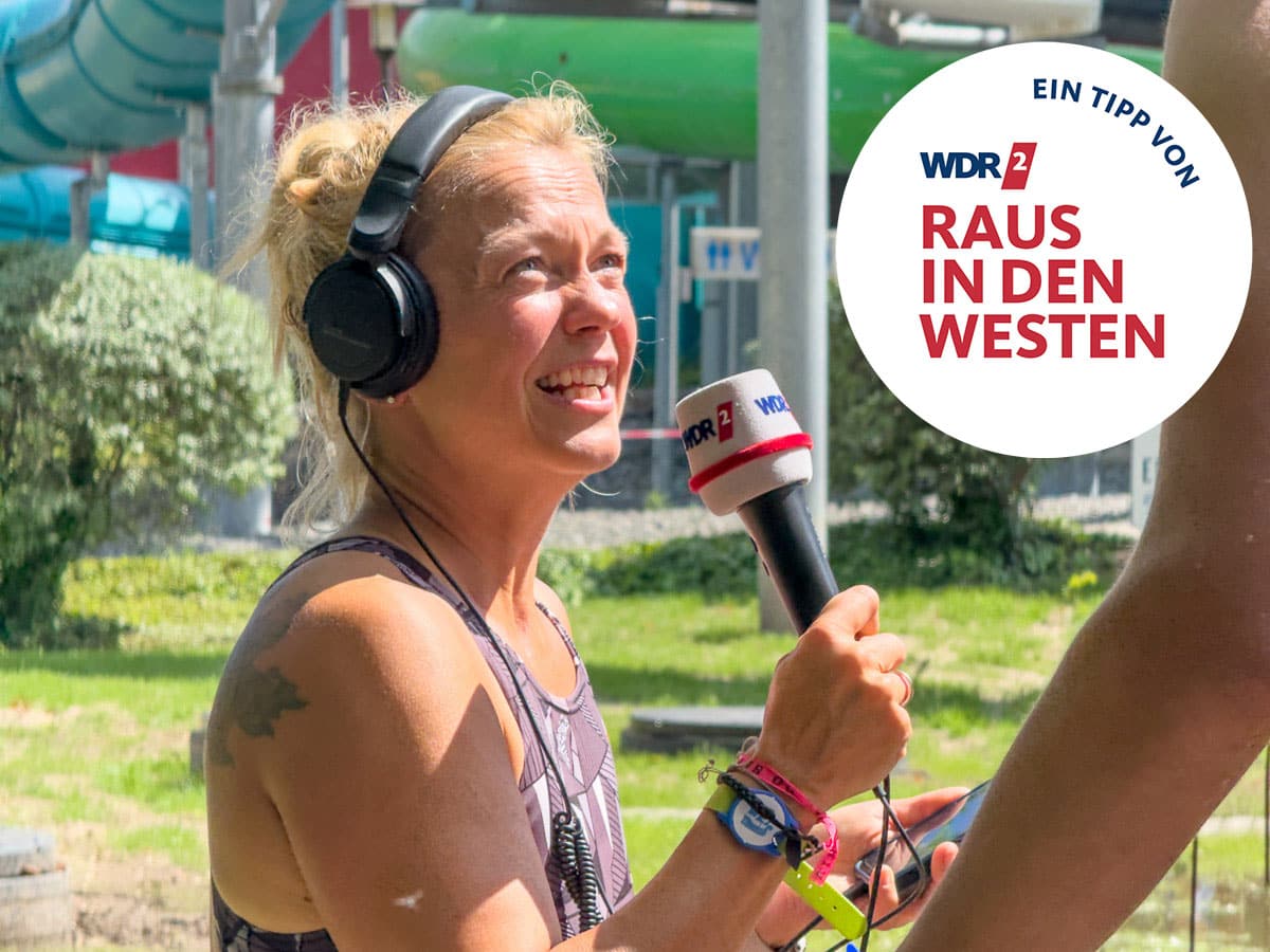 WDR 2 – „Raus in den Westen“ zu Gast im AquaMagis