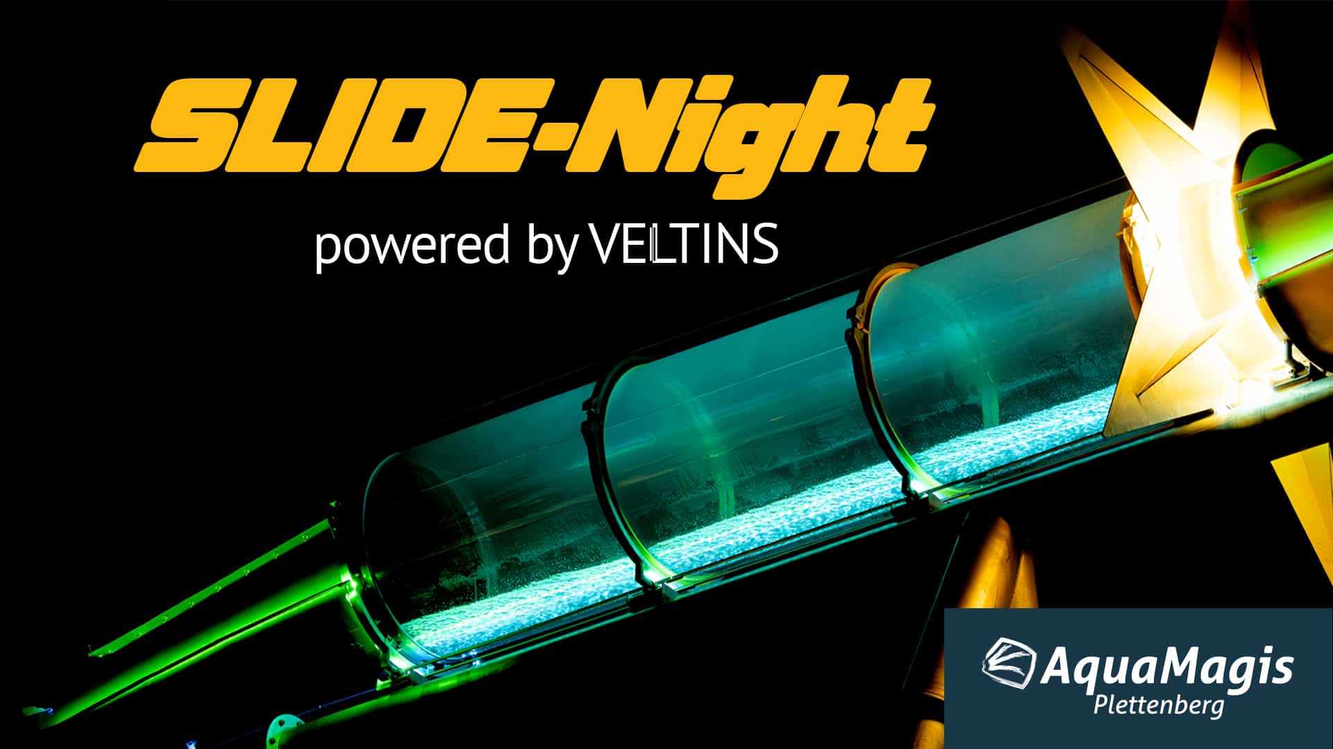 De SLIDE Night powered by Veltins – uw zomerhoogtepunt in AquaMagis