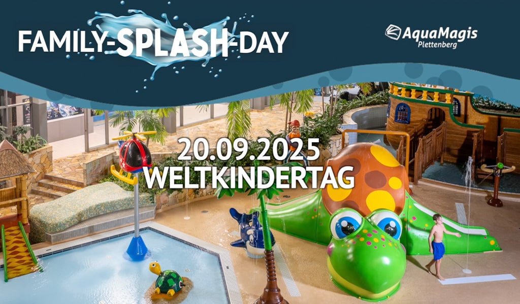 Titelbild Video Family Splash Day Aquamagis Erlebnisbad