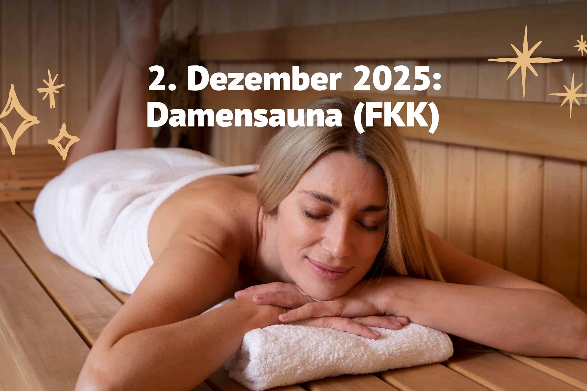 Kerstspecial: Damessauna (nudisten) op 2 december 2025