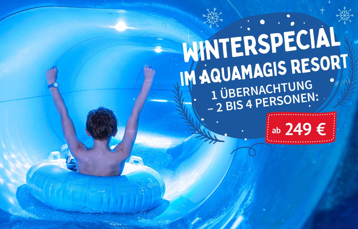 Wellen, Wärme, Wasserspaß – dein Winter-Kurzurlaub im AquaMagis Resort zum Sparpreis