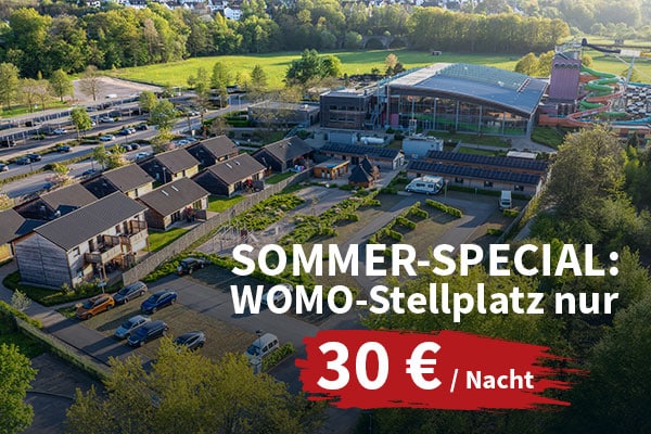 Sommer-Special: WOMO-Stellplatz am AquaMagis nur 30 € / Nacht